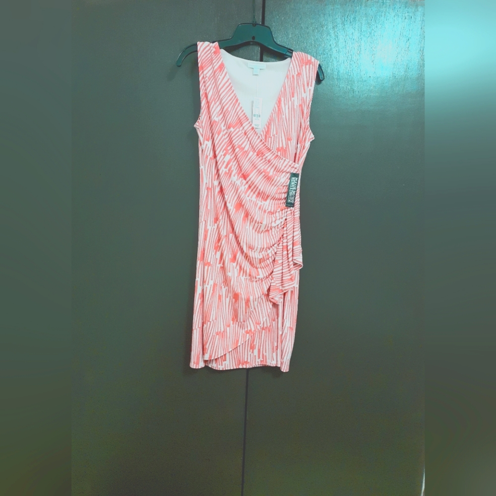 Sleeveless Ruched Ruffle dress